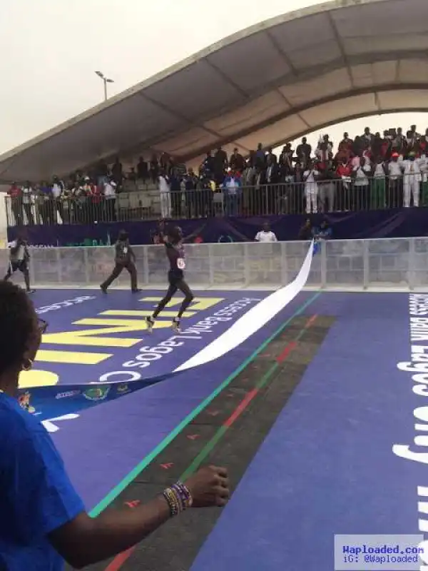 See Photos Of The Kenyan Man Who Won The Lagos Marathon 2016